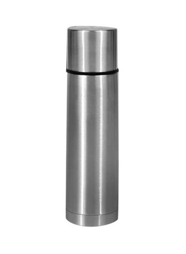 Royalford RF9780 500ML Stainless Steel Vacuum Flask - Heat Insulated Thermos for Keeping Hot/Cold Long Hour Push Button with Silicone Seal | Double-Walled | Perfect for Hot Water, Tea, Beverage
