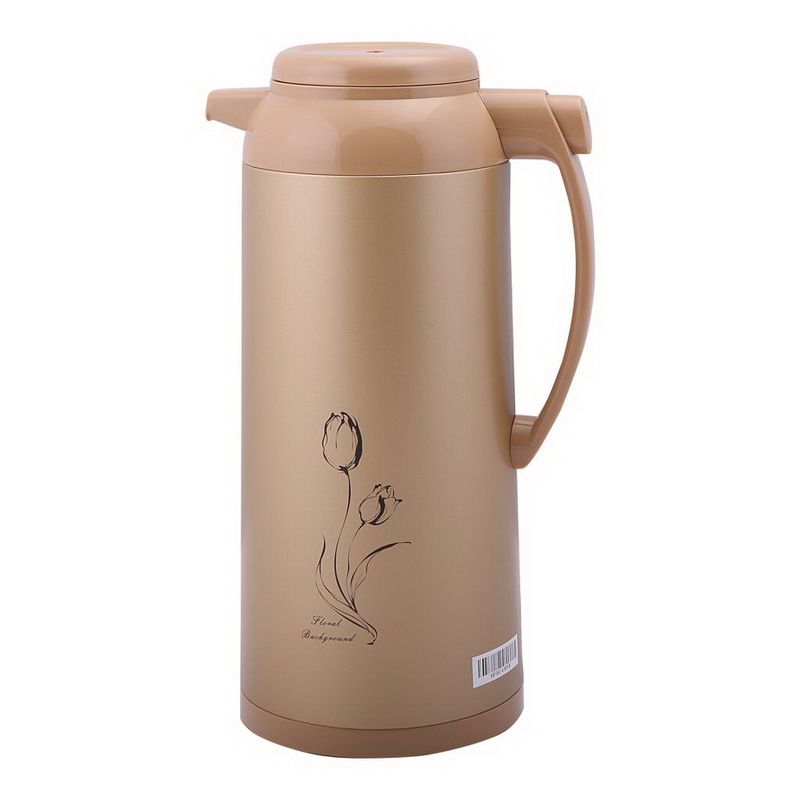 1.9L Hot & Cold Vacuum Flask - Portable Lightweight with Comfortable Handle & Pouring Spot Double Walled Stainless Steel for Tea, Coffee, Hot & Cold Drinks | 24 Hour Heat/Cold Retention | 2 Years Warr