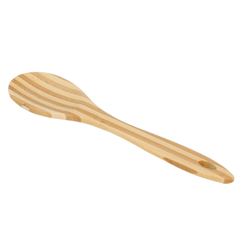 Bamboo Serving Spoon - Heat Resistant Grip Spoon, Bamboo, Cooking and Baking Equipment | Dishwasher Safe