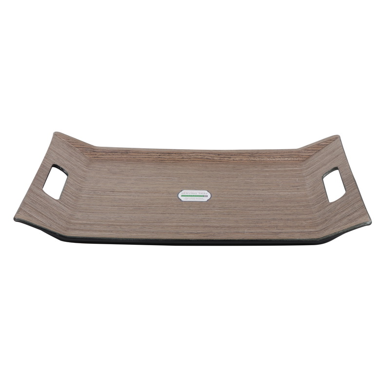 Wooden Serving Tray - Serving Platters/Breakfast Tray | Lightweight, Eco-Friendly, Durable | Perfect for Bed Breakfast Tea Serving Tray | Multi-Functional Serving Tray with Handles (46x31cm)