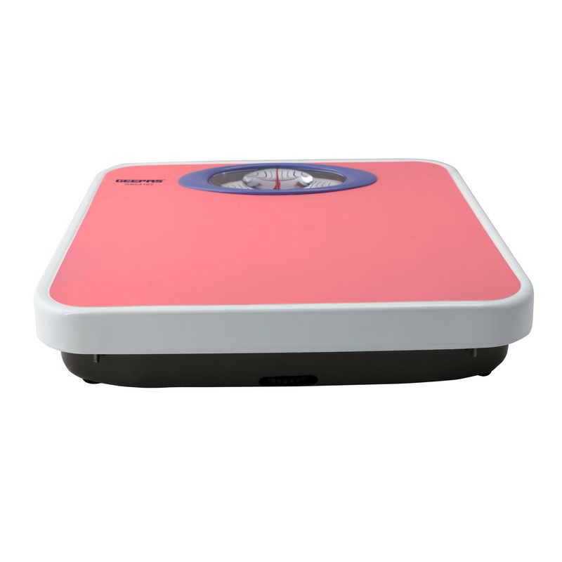 Weighing Scale - Analogue Manual Mechanical Weighting Machine for Body weight machine | 125Kg Capacity | Bathroom Scale, Large Rotating dial, Compact