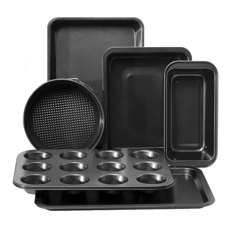 6 PCS Bakeware Set – Carbon Steel, Oven Safe, Premium Non-Stick Coating, 0.4MM Thick, PFOA, PTFE, and BFA Free