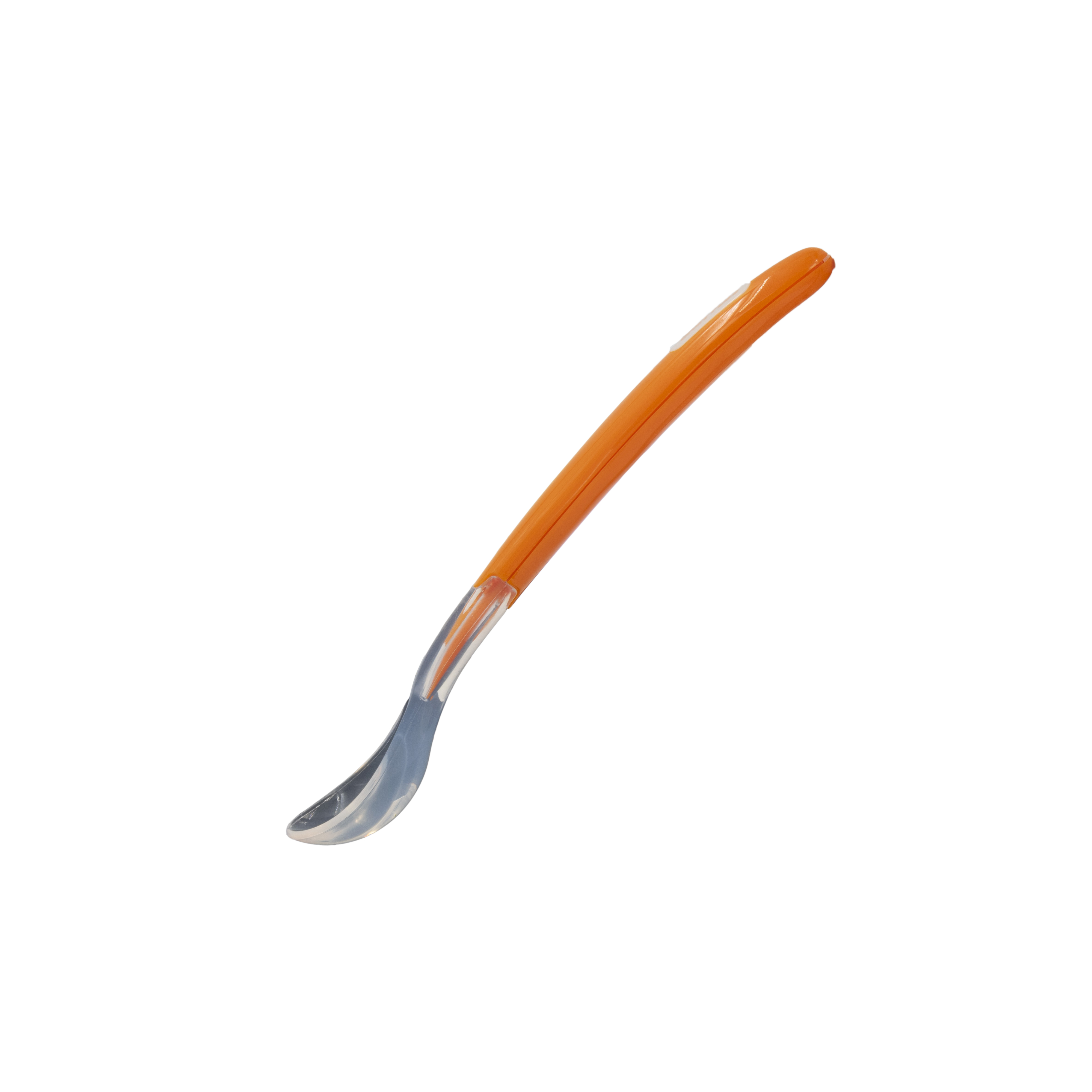 Baby Plus Baby Anti-Skid Silica Gel Soft Long Handle Spoon 6M+