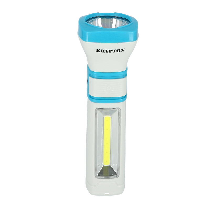 Rechargeable LED Flashlight with Lantern - High Power Flashlight Super Bright Torch Light - Built-in 4V 400mAh Battery - 1.5 Hour Working - Powerful Torch for Camping Hiking Trekking Outdoor