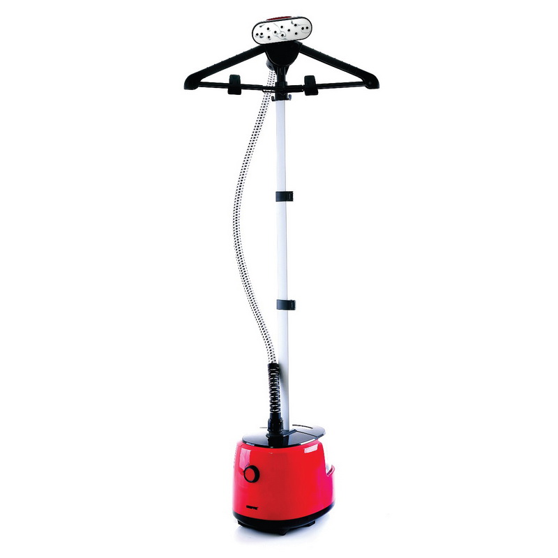 Geepas GGS9695 1800W Garment Steamer - Adjustable Telescopic Poles, 2 Steam Levels, Overheat & Thermostat Protection, 2L Water Tank, 45s Preheat Time, 2-Years Warranty
