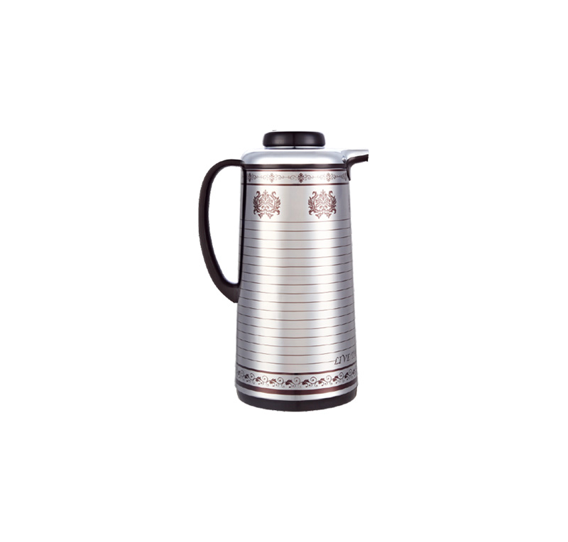 1L Stainless Steel Vacuum Flask - Heat Insulated Thermos for Keeping Hot/Cold Long Hour Heat/Cold Retention, Multi-Walled, Hot Water, Tea, Beverage | Ideal for Social Occasion & Outings