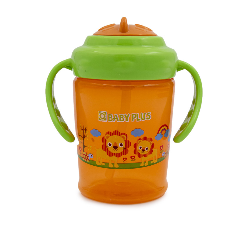 Baby Plus Baby 2 Handle Cup With Round Swivel Lid 6M+/400Ml