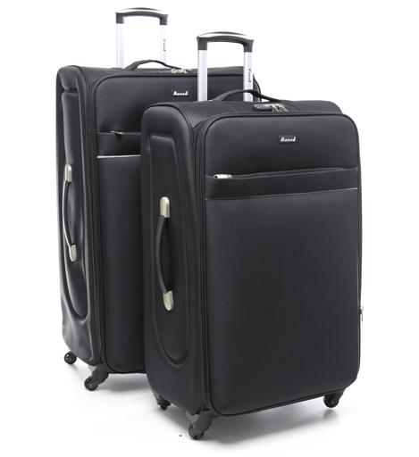 Abraj 2 Pieces Soft Trolley Luggage Bags Set