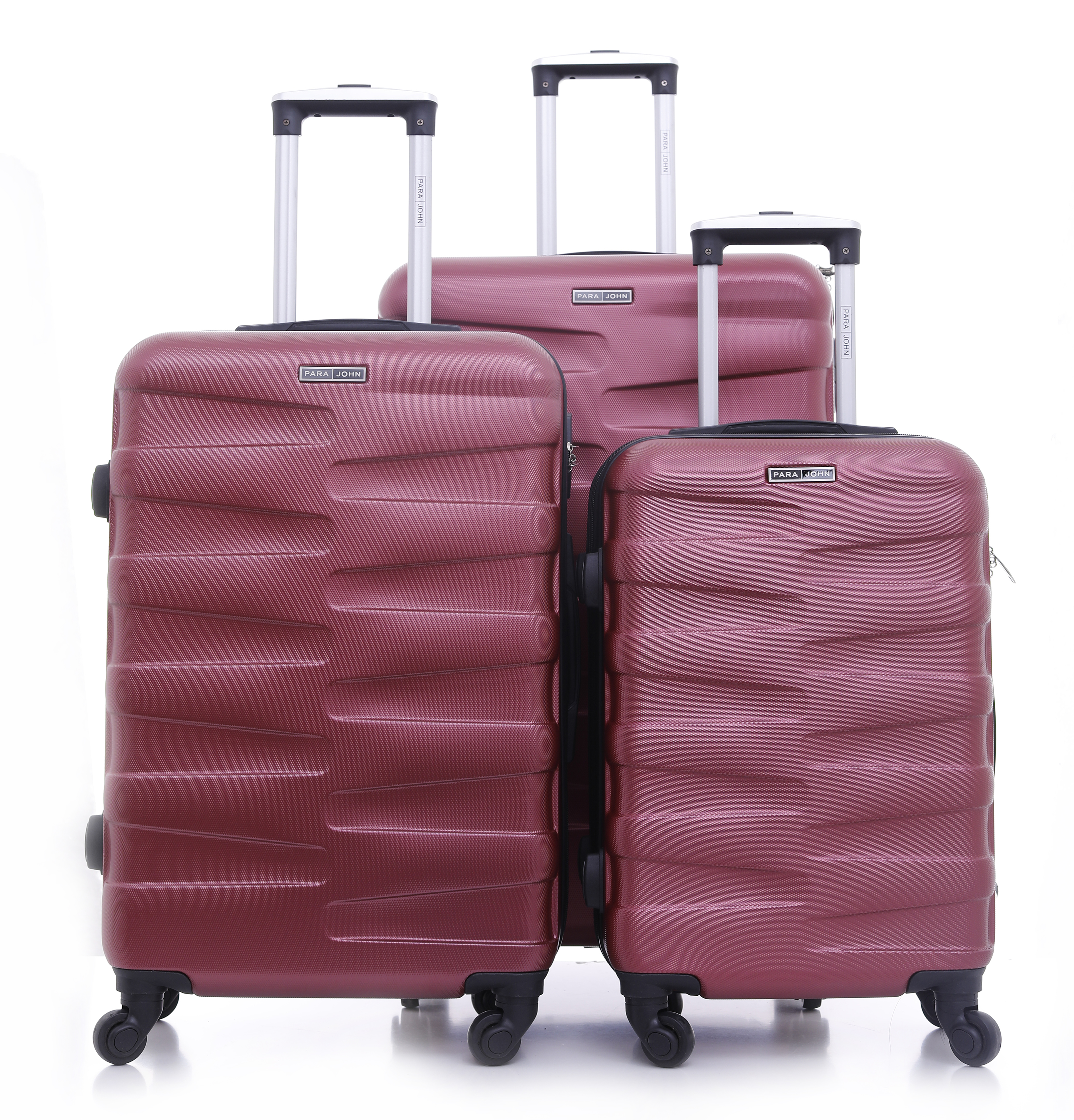 Parajohn Travel Luggage Suitcase Set of 3 - Trolley Bag, Carry On Hand Cabin Luggage Bag - Lightweight Travel Bags with 360 Durable 4 Spinner Wheels - Hard Shell Luggage Spinner - (20'', ,24'', 28'')
