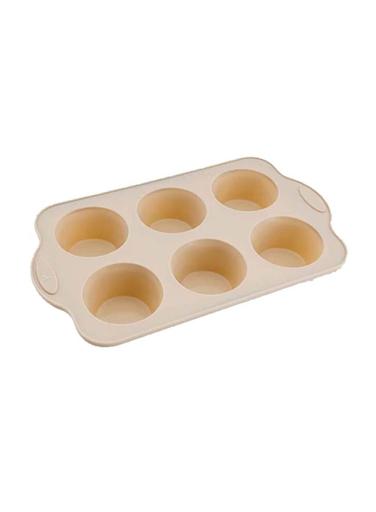 Royalford RF9801 Premium Non-Stick Muffin Tray, 6 Cup - Cupcake Tray/Baking Pan - Steel Build Frame, Silicone Mince Pie/Cupcake Tin - Ideal for Cupcakes Muffin Pie Yorkshire Pudding Baking