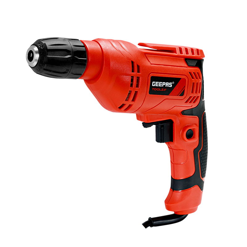 Percussion Drill 450W- Selector for Masonry, Brick, Metal, Wood & More - | Support Handle, Lock-On Switch, Depth Gauge & 4300RPM | Ideal for construction site workers, carpenters, professionals & DIYe