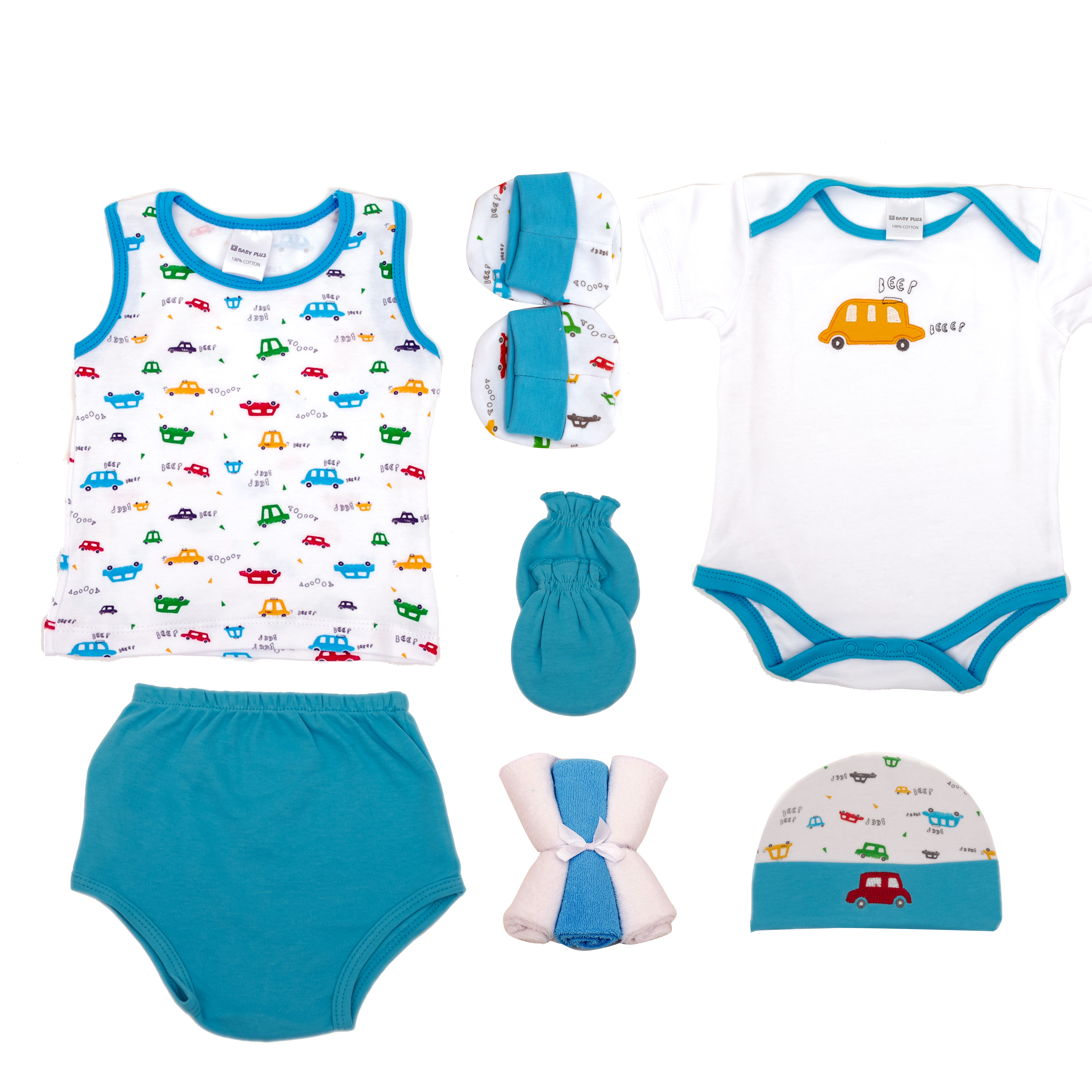 Baby Plus  9Piece Baby Gift Set