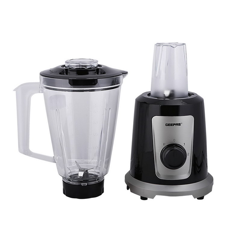 500W 2in1 Multi-functional Blender - Stainless Steel Blades, 2 Speed Control with Pulse | 1.5L Jar, Interlock Protection | Ice Crusher, Chopper, Coffee Grinder & Smoothie Maker | 2 Years Warranty