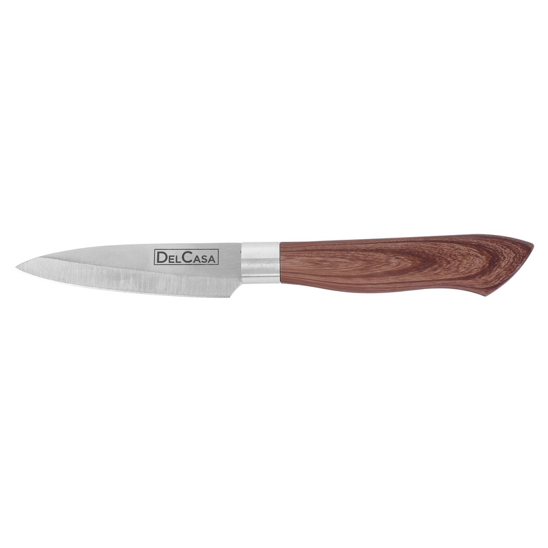 Delcasa DC1445 Kitchen Pairing Knife - All Purpose Small Kitchen Knife - Ultra Sharp Stainless Steel Blade, 3.5 Inch - Cooking Knife with Ergonomic Handle, Chef Knife, Suitable for Home and Restaurant