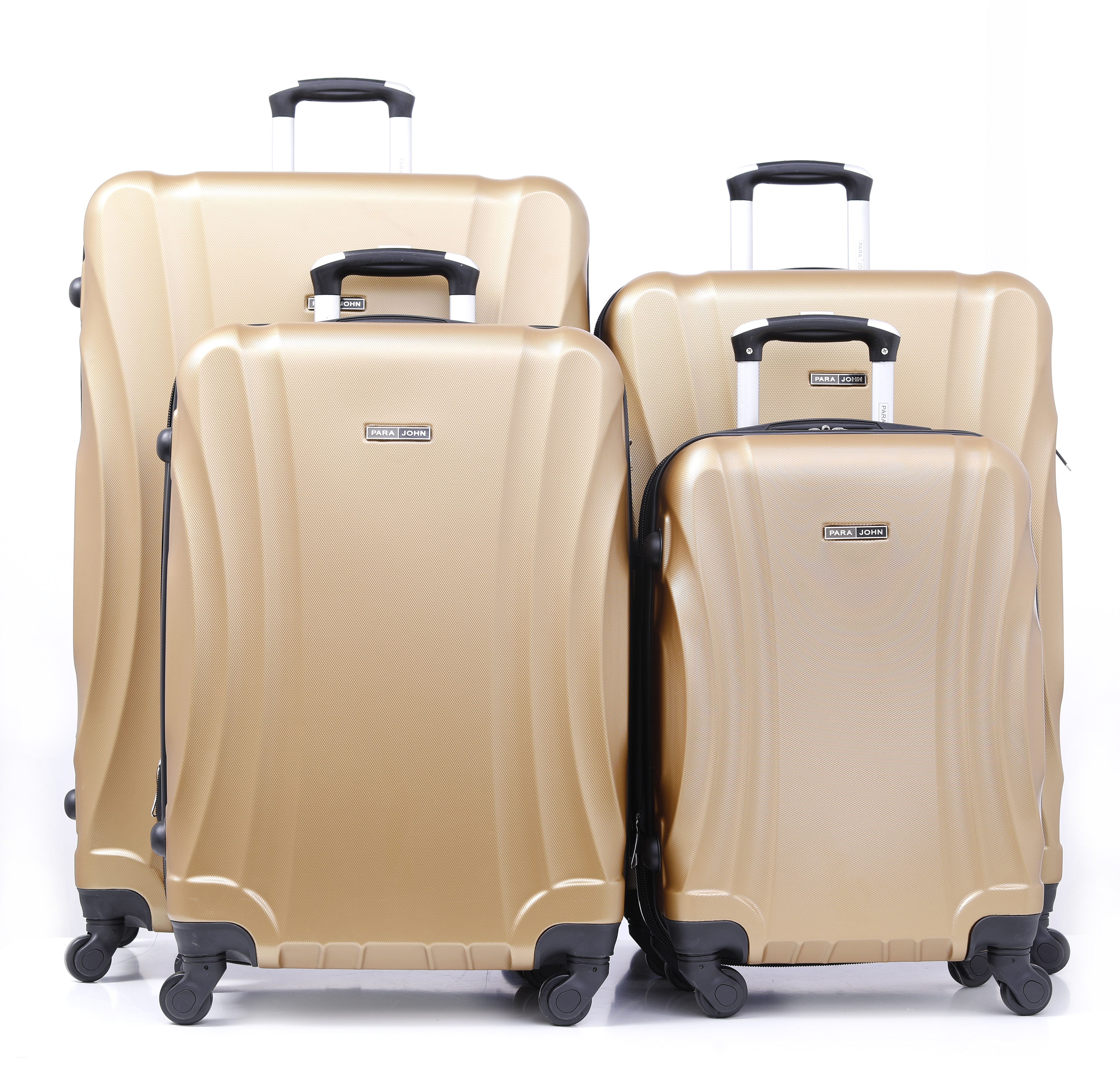Parajohn Travel Luggage Suitcase Set of 4 - Trolley Bag, Carry On Hand Cabin Luggage Bag - Lightweight Travel Bags with 360 Durable 4 Spinner Wheels - Hard Shell Luggage Spinner - (20'', ,24'', 28'', 