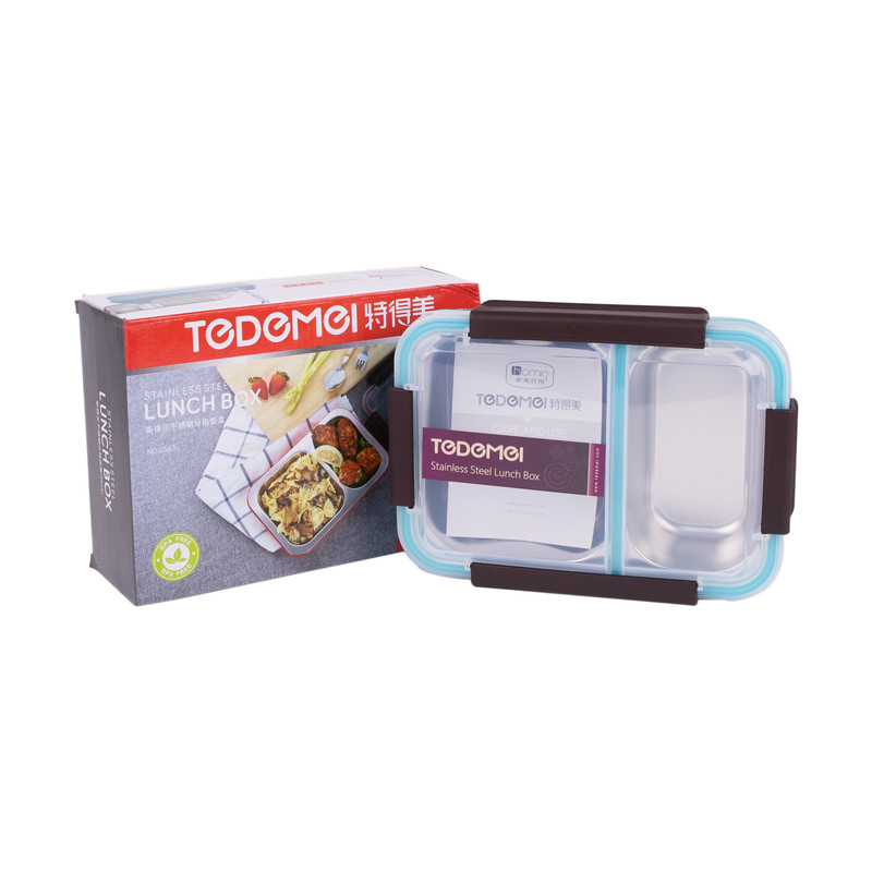 DAY N DAY Lunch Box/SET 1 ltr   BLUE  colour