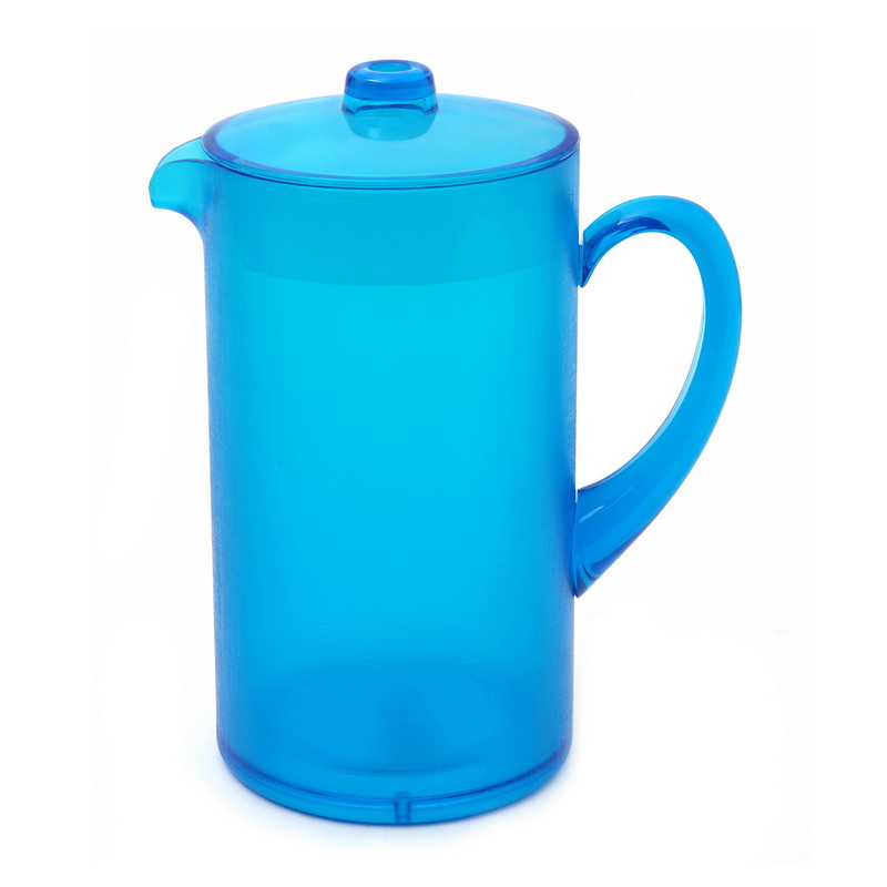 2.2L Water Jug with Lid - Multi-Purpose Transparent Jug with leak Proof Lid| Ergonomic Handle with Perfect Pouring Spot | Durable Transparent Body| Ideal for Water Picnic Juice & More