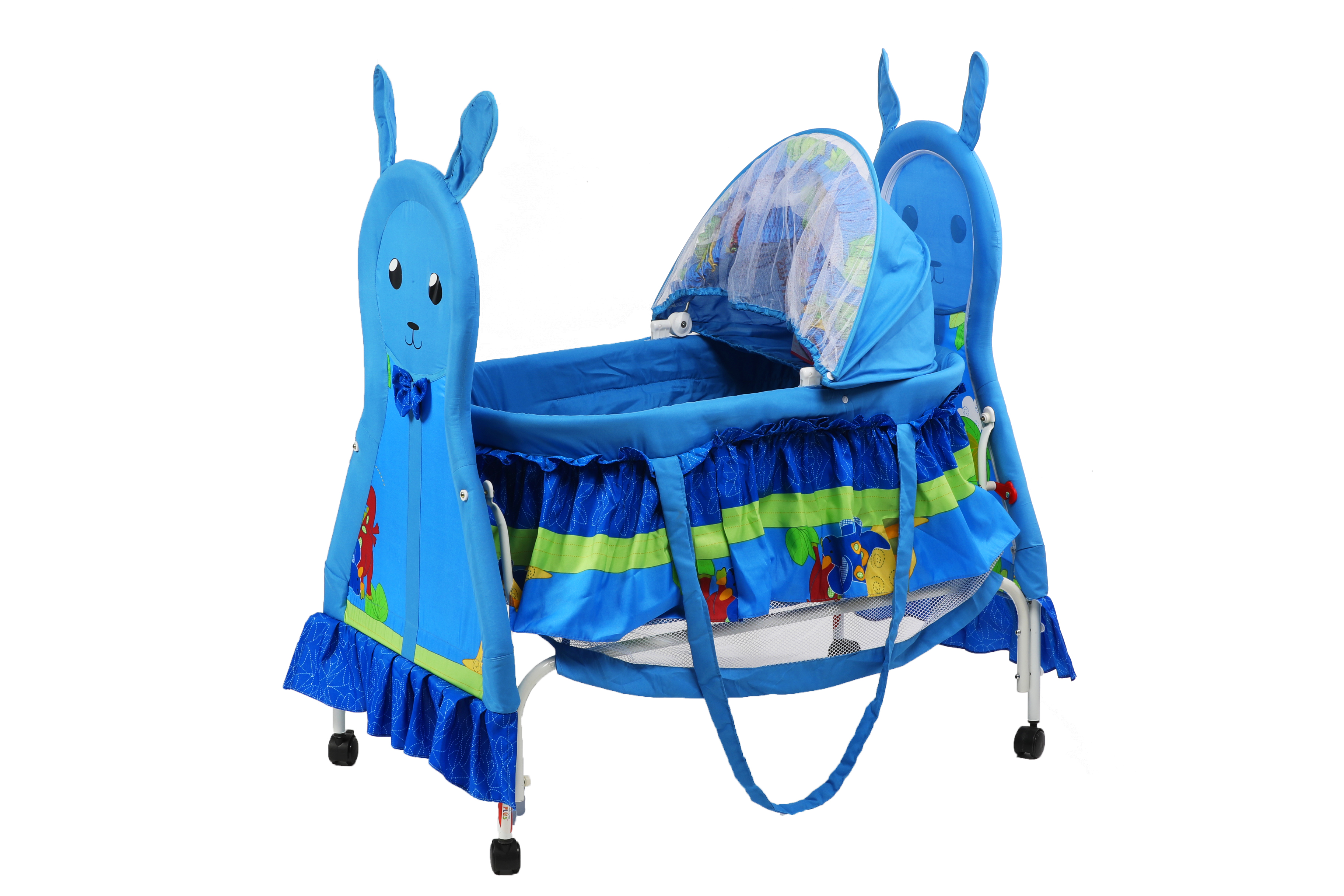 Baby Plus Swing Cradle With Removable Mosquito Net 