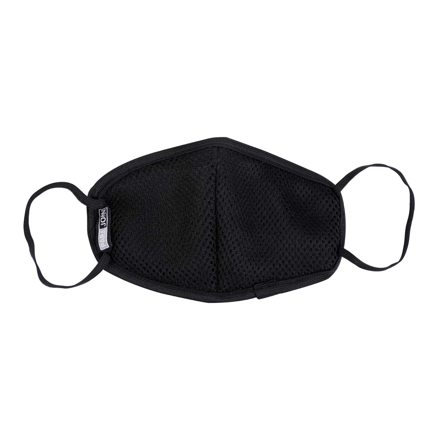 8 Black Mask with Certified 6 Layer Filter - Reusable Cotton Face Mask - Unisex Design (Pack of 1)