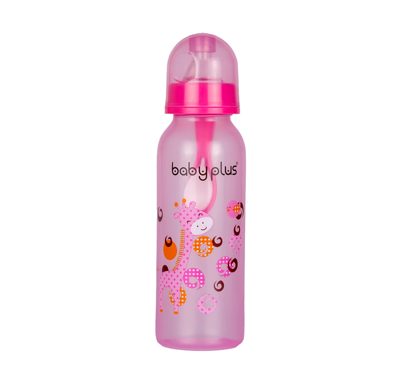 Baby Plus Standard Neck Feeding BottleSuper soft 250 ML/8OZ
