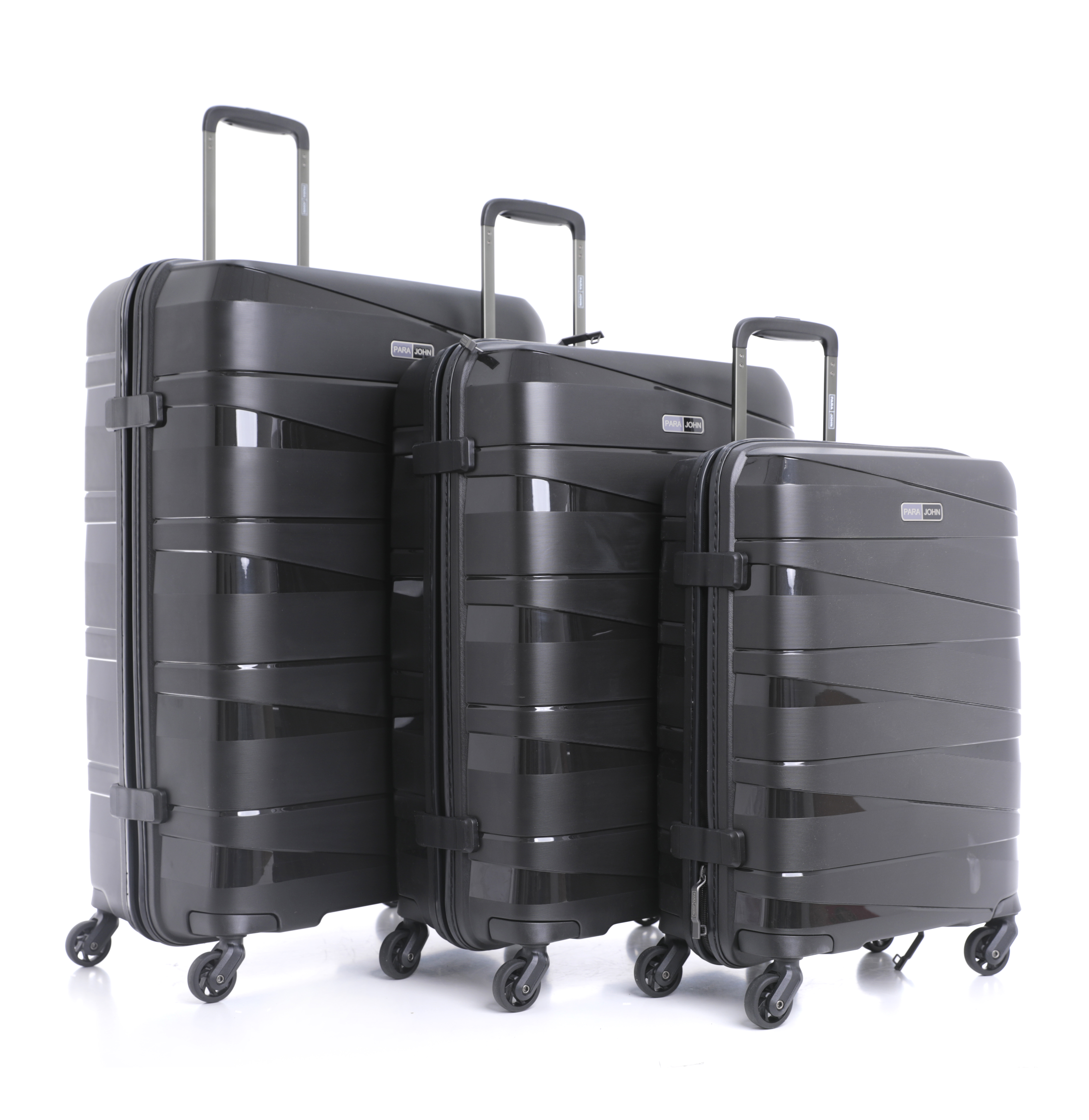 Parajohn Travel Luggage Suitcase Set of 3 - Trolley Bag, Carry On Hand Cabin Luggage Bag - Lightweight Travel Bags with 360 Durable 4 Spinner Wheels - Hard Shell Luggage Spinner - (20'', ,24'', 28'')
