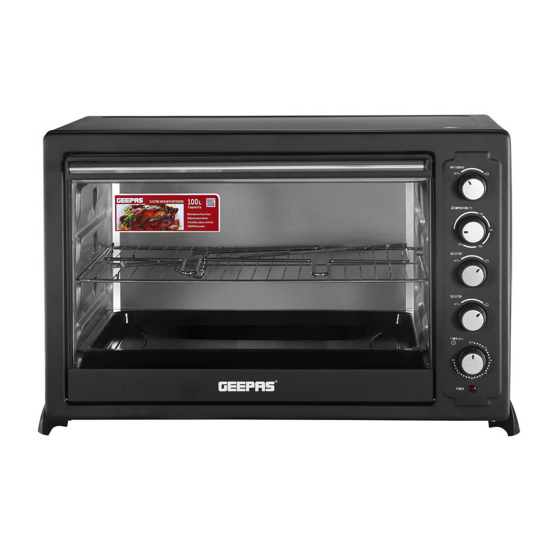 100L Microwave Oven - 2800W Microwave Oven with Rotisserie and Convection functions | Grill Function, 60 Minute Timer & Inside Lamp | 5 Control Knobs | 2 Years Warranty