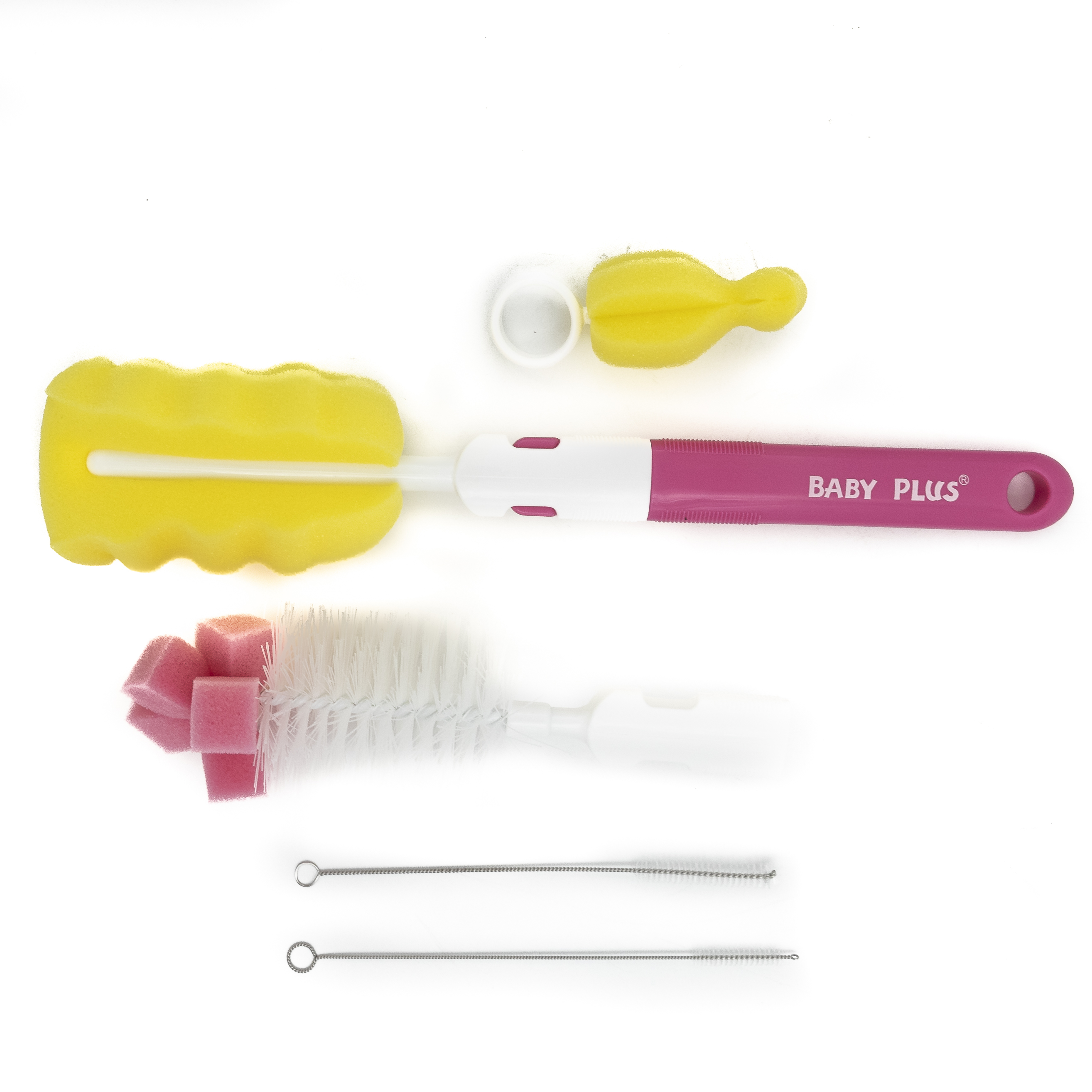 Baby Plus Bottle Cleaning Brush With Comb 