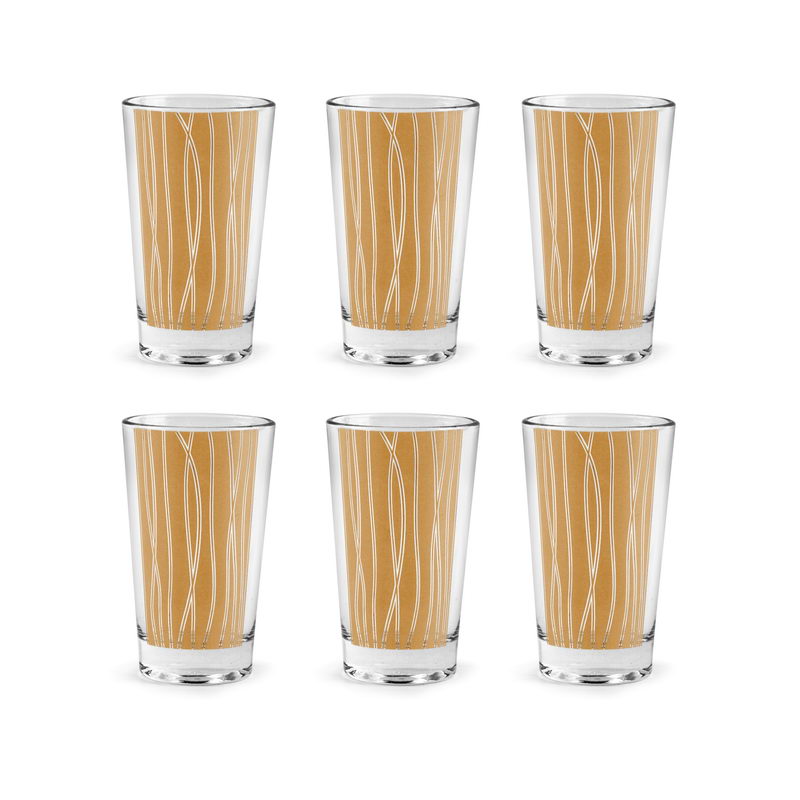 6Pcs 5oz Lima Royal Tea Set - Made up of Highly Durable Material for Regular Use with Heat Resistant | Easy Handling | Ideal for Tea, Coffee, Latte, Espresso & More