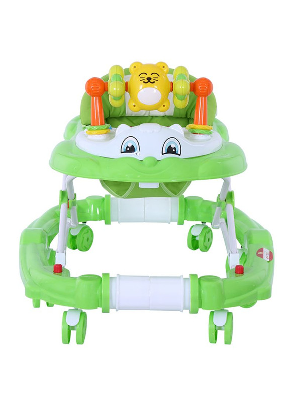 Baby Plus Sadjustable Swivel Wheels Baby Activity Walker Cum Rocker 
