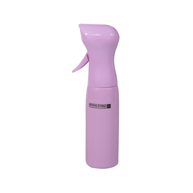 Royalford 330ml Spray Bottle - Portable Bottle Water Mist Stream Settings Liquid Container Leak Proof Trigger Sprayer | Ideal for Salon, Tattooing, Hairdressing, Gardening (Purple)