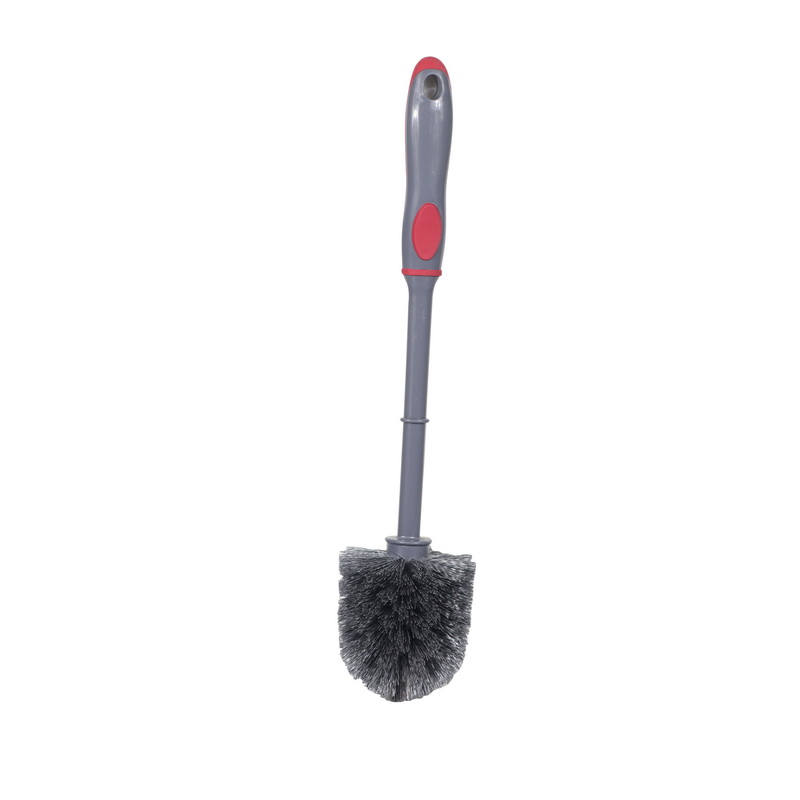 Delcasa DC1609 Toilet Brush - Easy Storage with Comfortable handle - Compact Straight Shape Design Toilet Cleaner - Clears Clogged Toilets and drains - Ideal for Home & Office Use