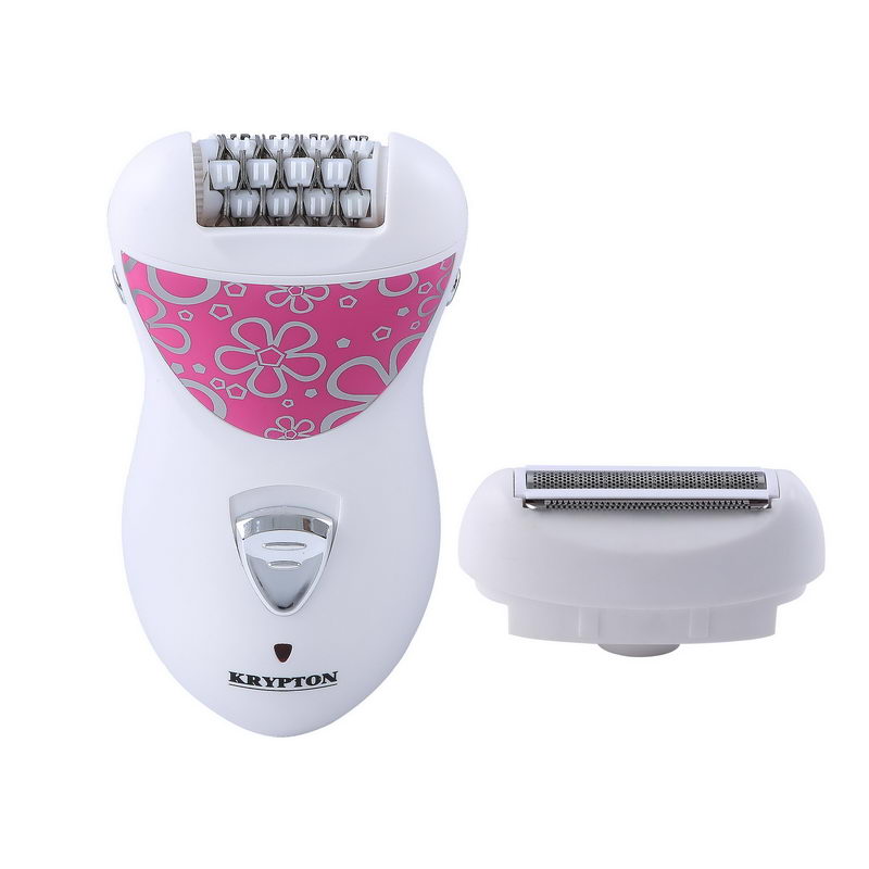 600Mah Hair Removal Ladies Epilator 2 in 1 Cordless Rechargeable Shaver with Shaving Head for Women Skin Care