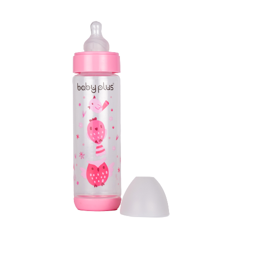 Babyplus Feeding Bottle with silicon teeth 250ml8 oz for Baby Girl