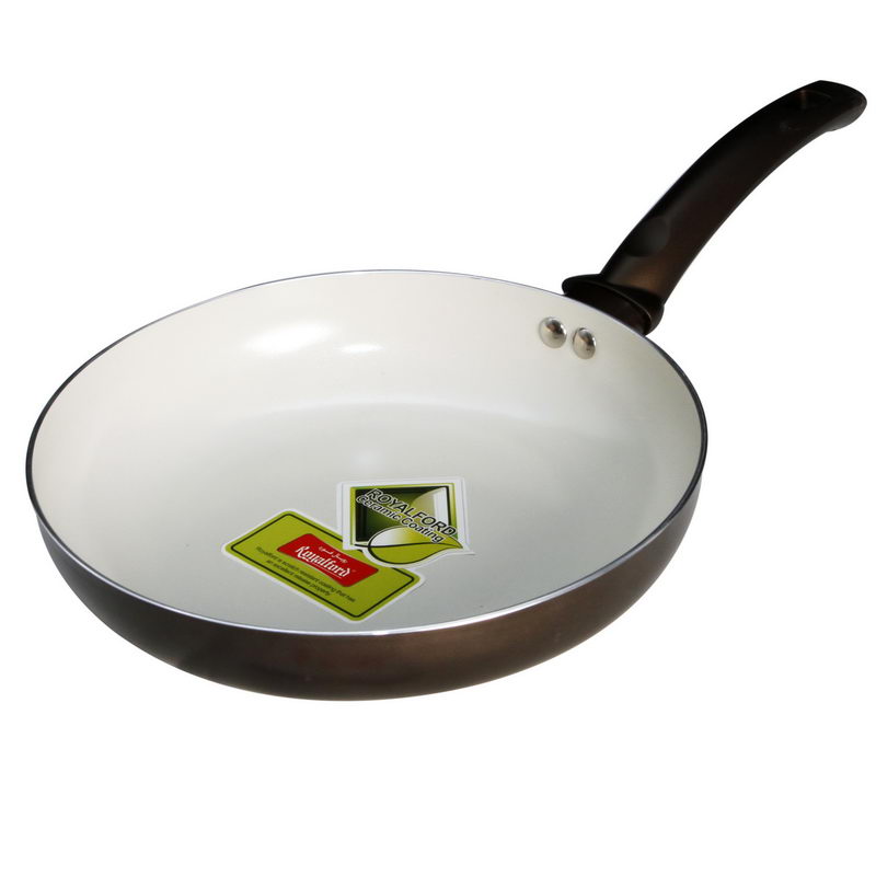 24cm Ceramic Induction Base Fry Pan Nonstick Fry Pan with High Grip Handle & Hanging Loop | Evenly Heating Base | Ideal Frying, Cooking & More