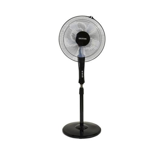 16" Oscillating Stand Fan | 3 Speeds | Floor Standing | Height Adjustable | 16 Inch Tilting Head | Electric 45W | Floor Standing Fan | Cooling for Summer in Home/Office
