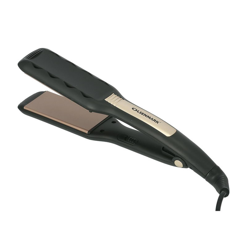 Hair Straightener - Ceramic Coating - 360 Degree Swivel Cord - Wider Plates - Adjustable Temperature - PTC Heater - ON/OFF Switch