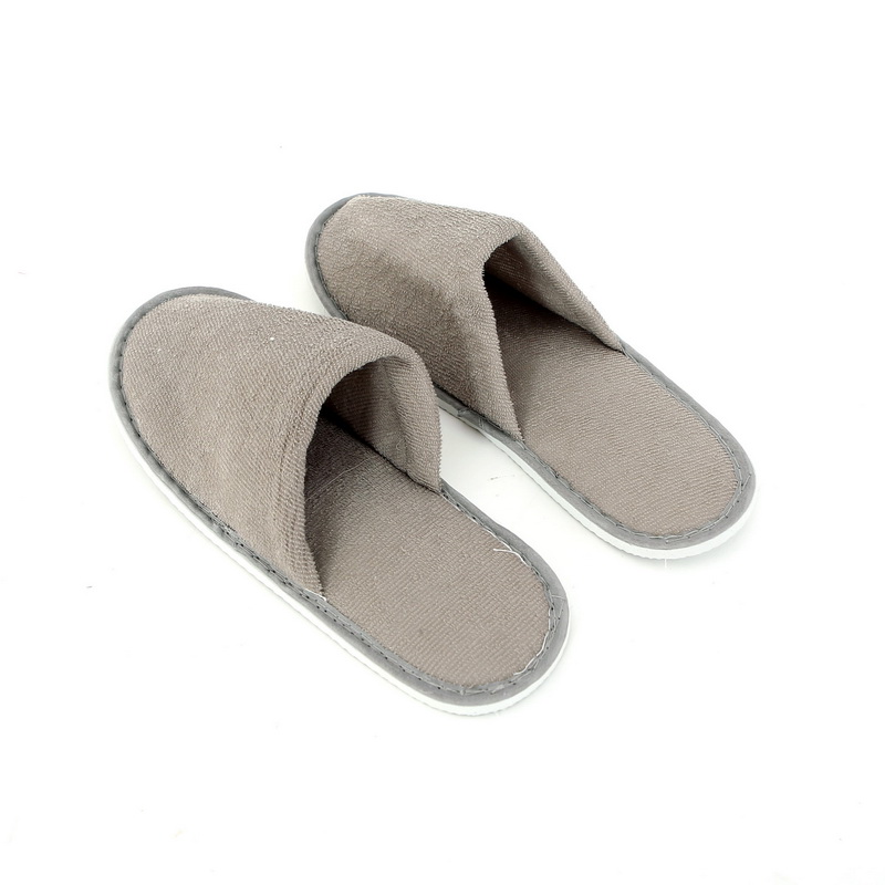 Unisex Bedroom Slipper - Indoor Slippers, Washable Non-Slip Home Shoes, Spa Slippers, Ideal in Winter, Summer | Anti-slip Sole with cool Soft Cushion Fabric (Grey)