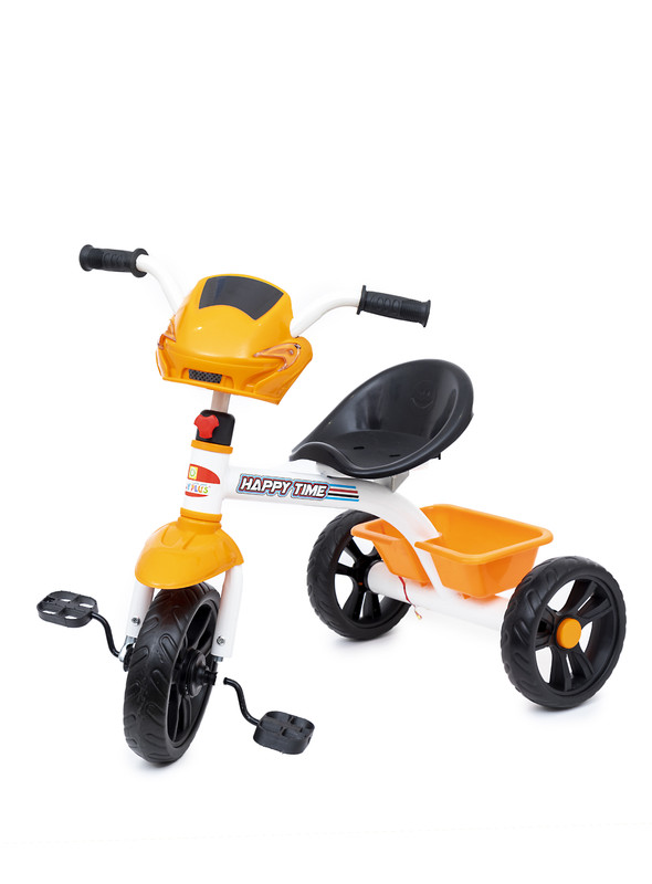 Baby plus INFANS Kids Tricycle Rider with Adjustable Seat, Storage Basket, Premium Quiet Wheels, Non-Slip Handle for baby Girl