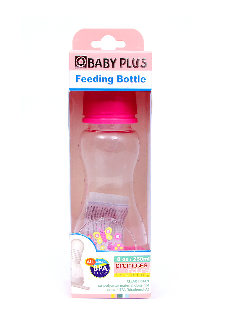 Baby Plus Feeding Bottle With Hood Cap - Bpa-Free - Anti-Colic Baby Bottle - 250Ml 