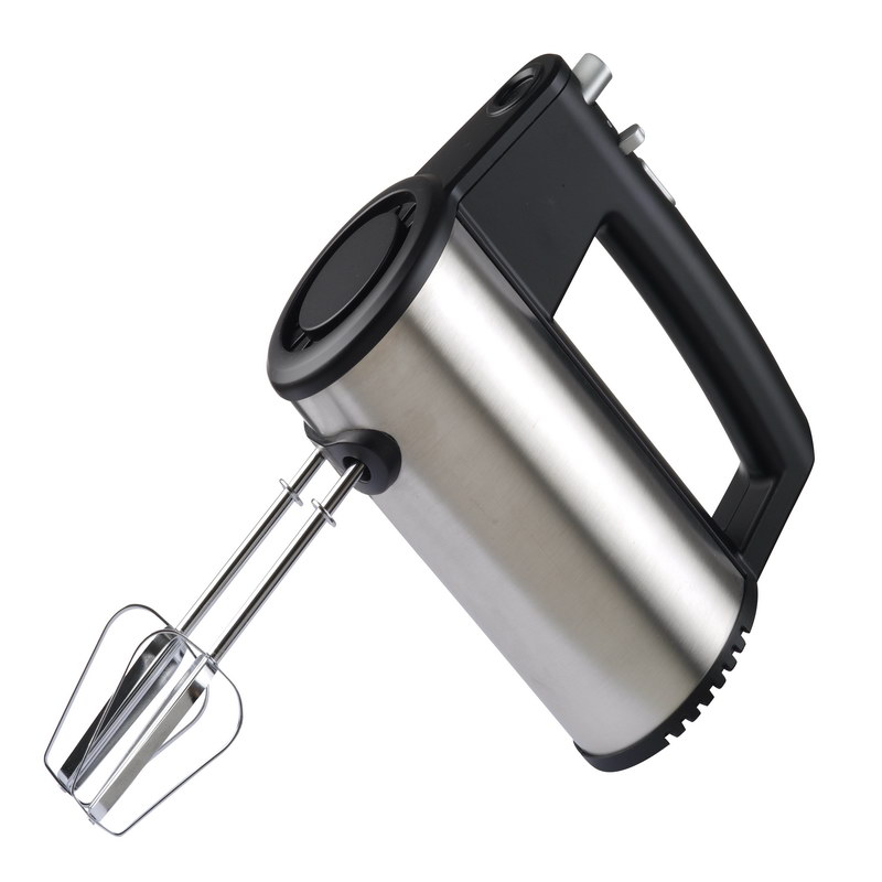 Geepas GHM43022 300W Hand Mixer - Professional Food & Cake Mixer for Baking | 5 Speed with Turbo Function, Includes Chrome Extra Long Beaters and Dough Hooks | Dishwasher Safe Accessories - 2 Years Wa