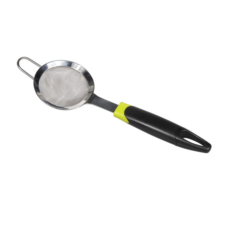 Stainless Steel Strainer 10Cm - Sifters & Strainers - Griped ABS Handle Screen Mesh Strainer Tea Coffee Oil Strainer Colander | Dishwasher Safe | Ideal For Home, Office, Hotel & More