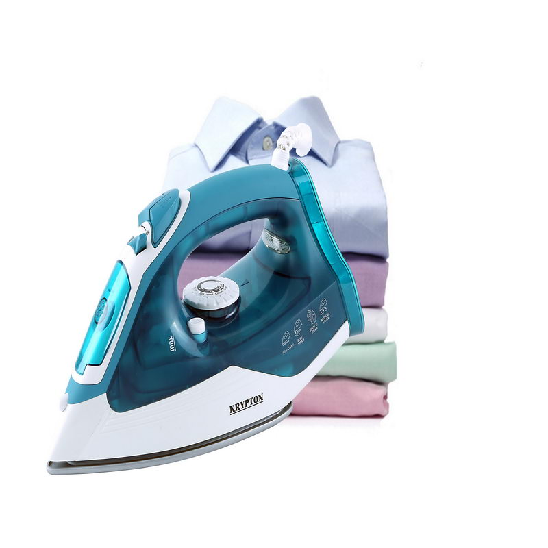 2000W Non-Stick Soleplate Steam Iron, Powerful Wet & Dry Steam Iron with Self Clean Function