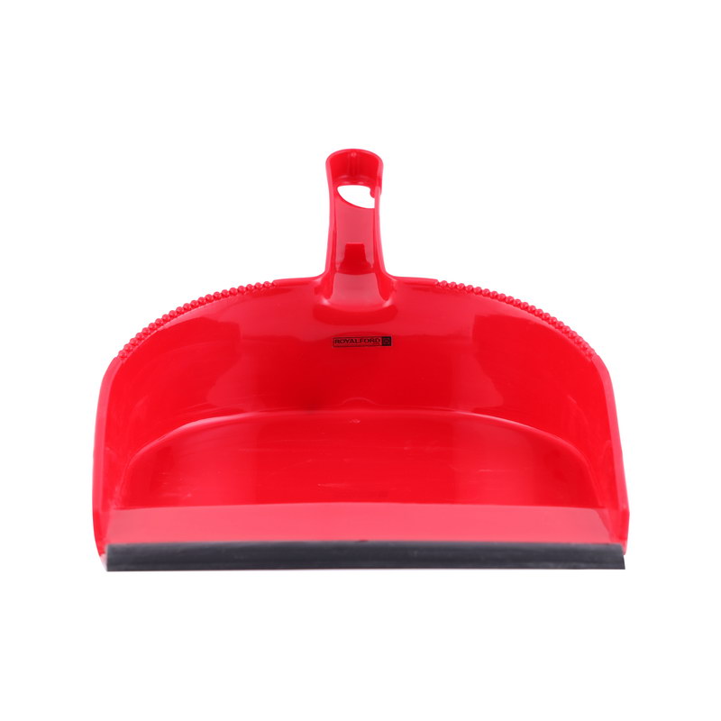 Royalford RF8838 One Click Series Dustpan - Long Handle with Polymer Construction - Dust Clearing and Picking Tool Perfect for Home or Office Use - Accommodates Any Broom/Hand Brush - Dust Pan Scoop S