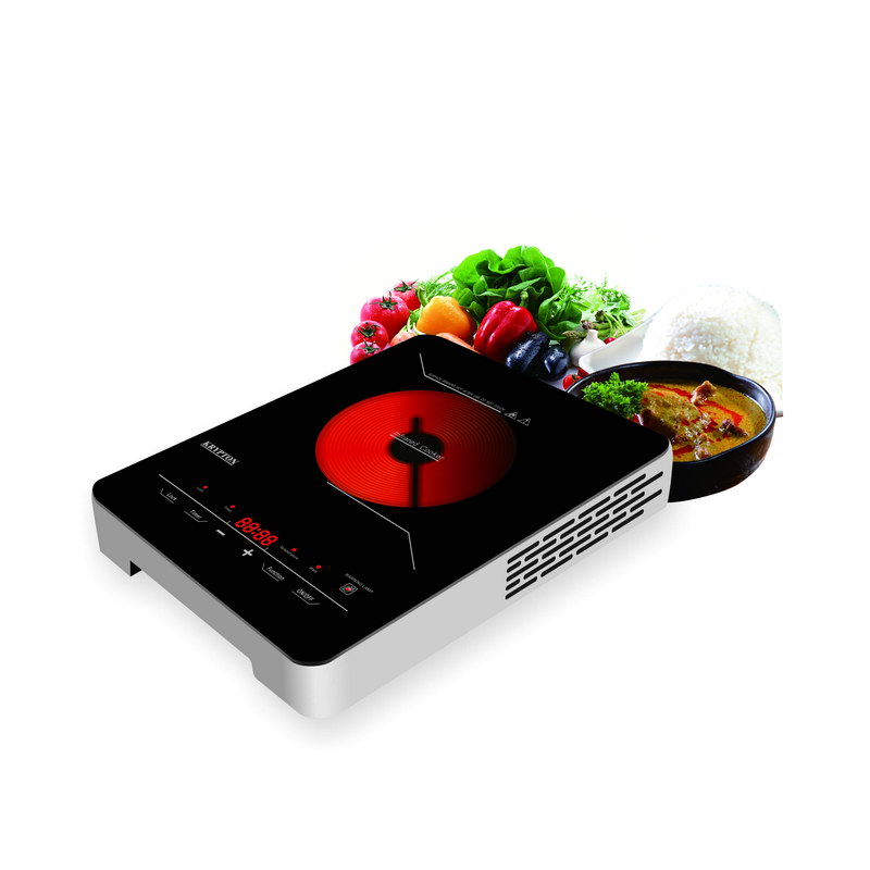2000W Infrared Cooker | Electric Infrared Glass Ceramic Cooker | Digital LED Display | 8 Power Levels