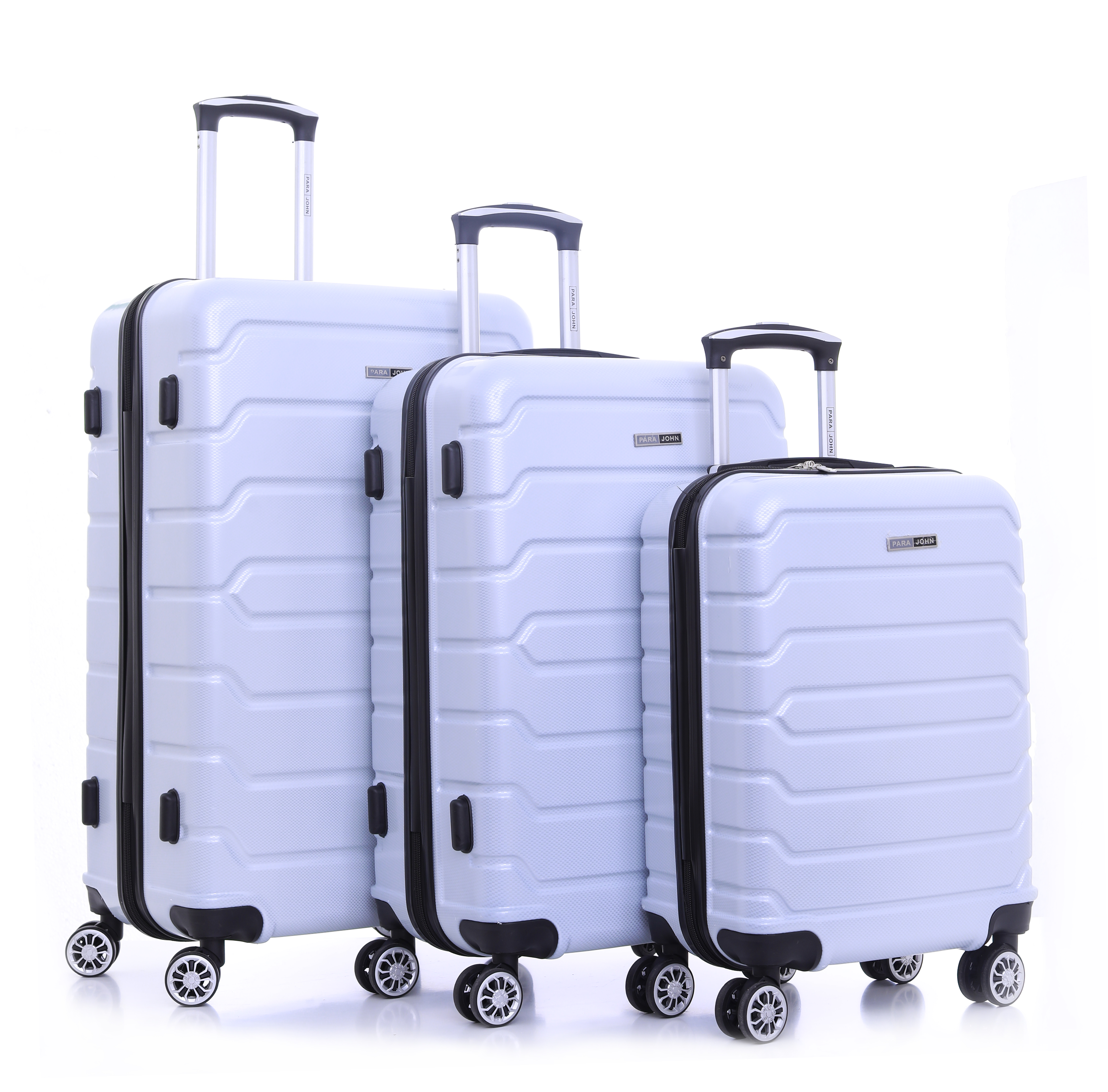 Parajohn Travel Luggage Suitcase Set of 3 - Trolley Bag, Carry On Hand Cabin Luggage Bag - Lightweight Travel Bags with 360 Durable 4 Spinner Wheels - Hard Shell Luggage Spinner - (20'', ,24'', 28'')
