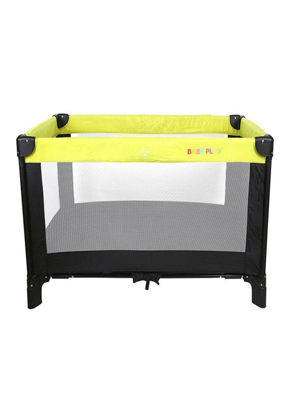 Baby Plus BP7581 Green Baby Playard Cum Bed, 0-36 M