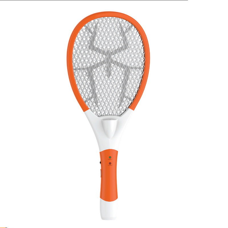Geepas GMS1150 Bug Zapper - Rechargeable Mosquito Killer, Fly Swatter/Killer and Bug Zapper Racket | 10 Hours Continuous Working, Super-Bright LED Light to Zap in the Dark