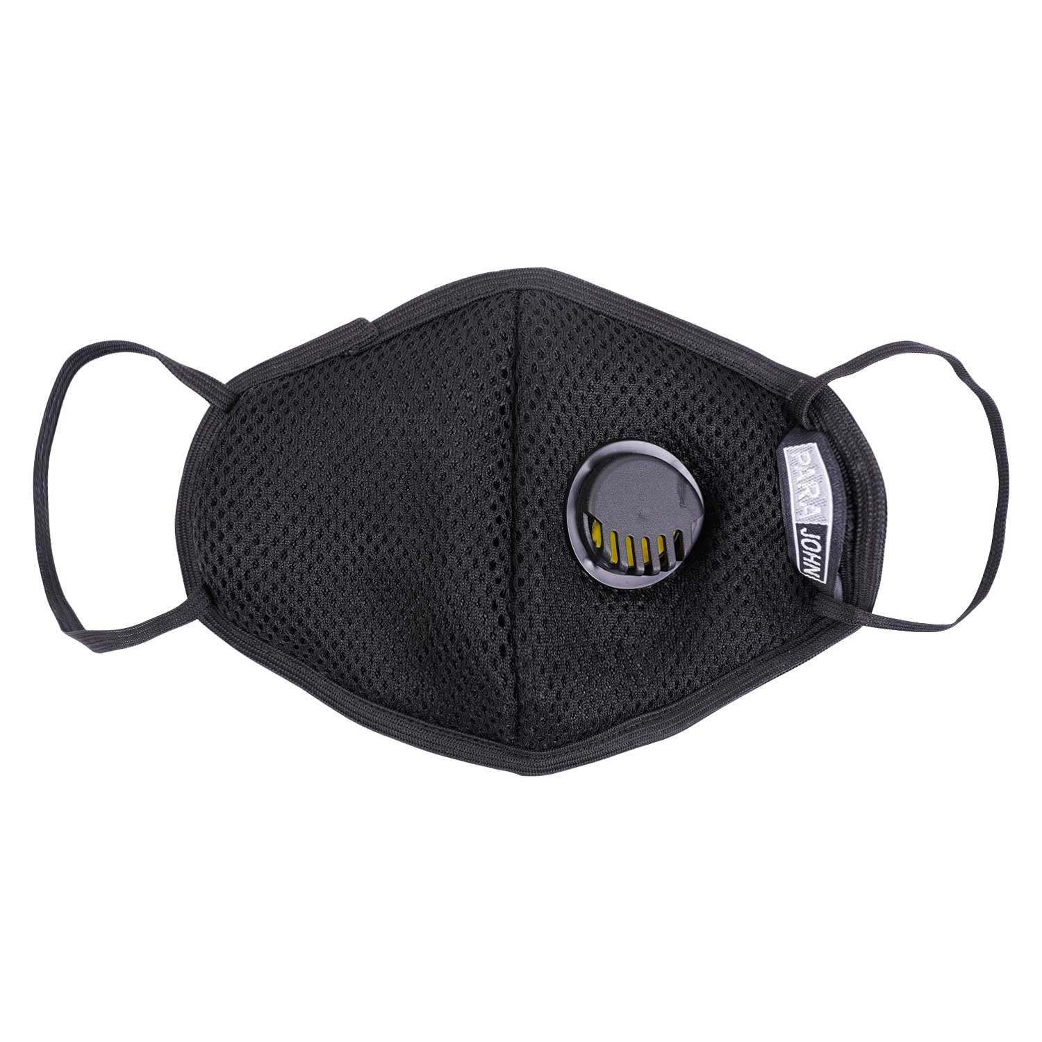 8 Black Mask with Certified 6 Layer Filter - Reusable Cotton Face Mask - Unisex Design (Pack of 1)