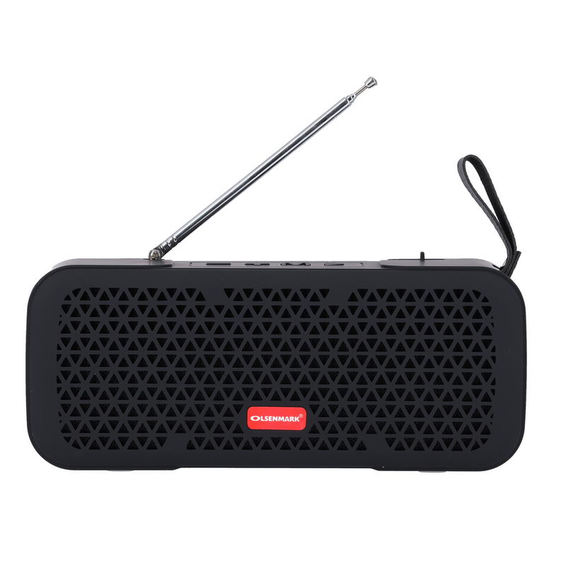 Portable Wireless Speaker with USB, TF, AUX, Bluetooth & MP3 - Hands Free Calling - 10 Meters Range - Support MP3, WMA Format Music Files - External MP3/MP4/ Computer Audio - FM