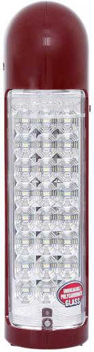 Rechargeable LED Emergency Lantern, 24 Pcs LED - Portable, Lightweight, Carry Handle - Operating time: 20 Hours [low power] | 12 Hours [high power].